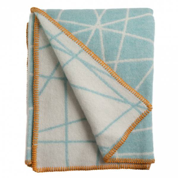 Ullpledd STREK - mint