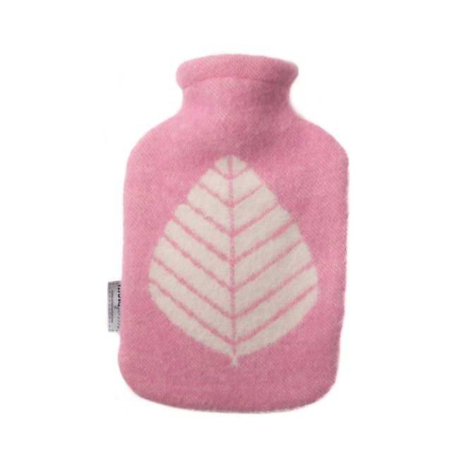 Hovedbilde Varmeflaske LØV - rosa